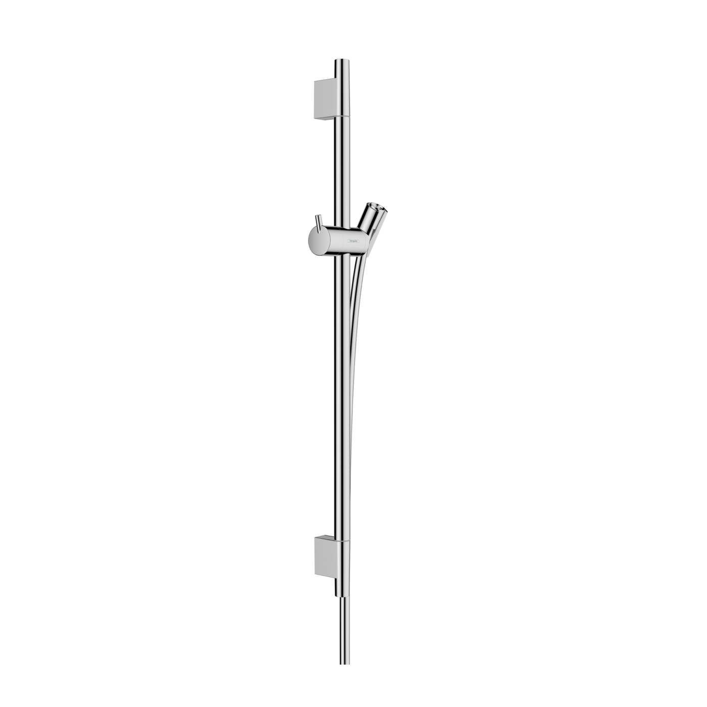 Hansgrohe Raindance Select S 120 Chrome tuš set: ručni tuš sa 3 mlaza, Isiflex 1600 crevo za tuš i usponska šipka sa kliznim držačem i policom 26630000