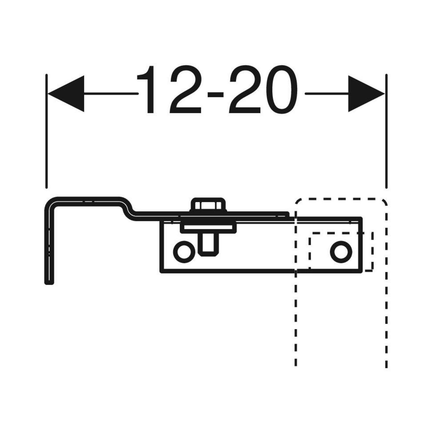 Geberit DuofixBasic set zidnih sidara za pojedinačnu montažu instalacionih elemenata 111.839.00.1