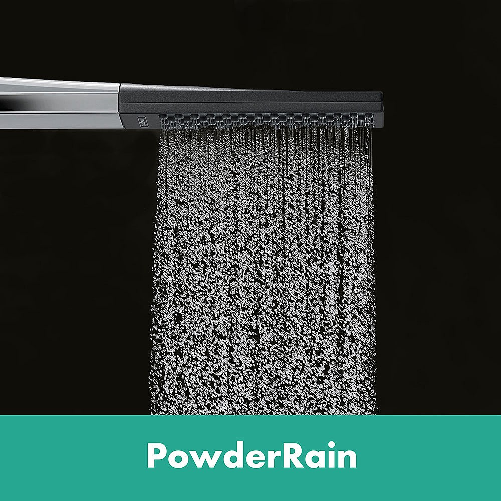 Hansgrohe Rainfinity EcoSmart 100 Brushed Black Chrome ručni tuš sa 1 vrstom mlaza 26867340