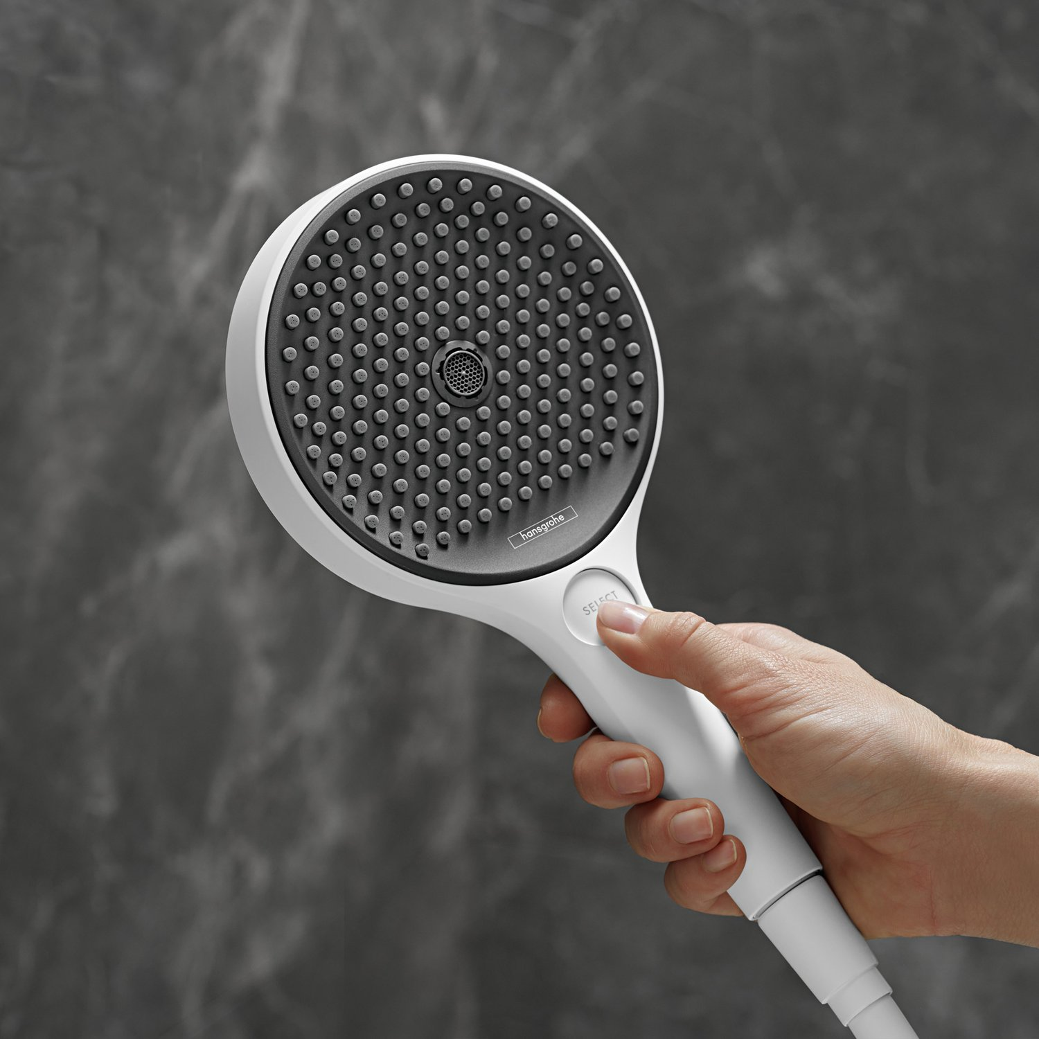 Hansgrohe Rainfinity 130 Matt White ručni tuš sa 3 vrste mlaza 26864700