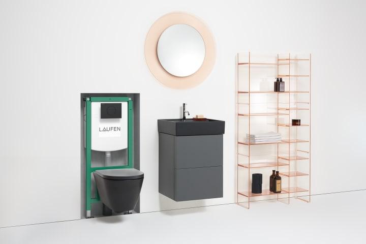 Laufen IneoLink Slim ugradni vodokotlić tanki za konzolnu WC šolju sa setom za kačenje za oblaganje gips-karton pločama 50x9,3-21,5x115,5-135,5 9.2011.0.000.000.1