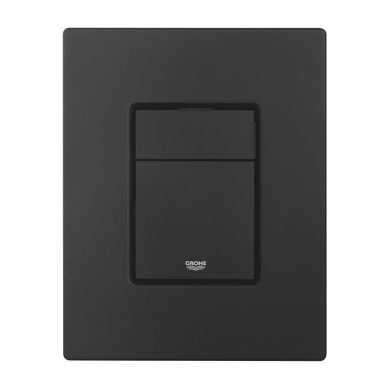 Grohe Skate Cosmopolitan Phantom Black taster za ugradne vodokotliće dvokoličinski četvrtasti 38732KF0