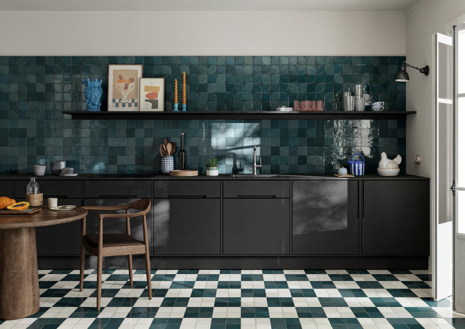 Marazzi Lume Blue Struttura 3D Rake MP9H 6x24 14mm Lux pločica zidna sjajna sa udubljenjima 0.720 43.200
