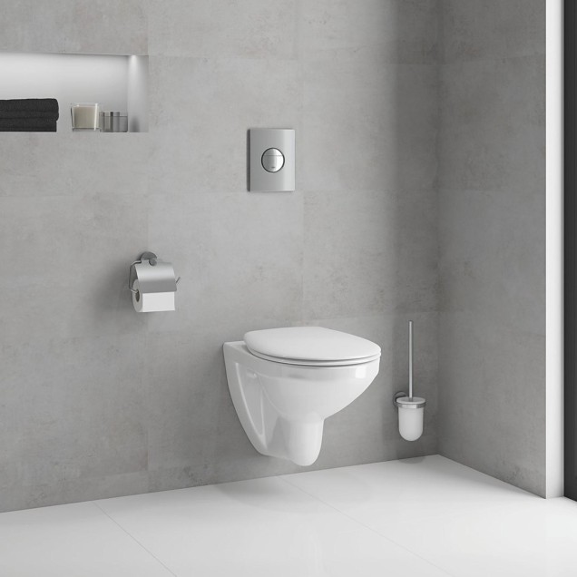 Grohe Bau Ceramic Alpine White Rimless WC šolja konzolna 39491000 + Grohe Bau Ceramic Alpine White daska za WC šolju lakoskidajuća 39492000