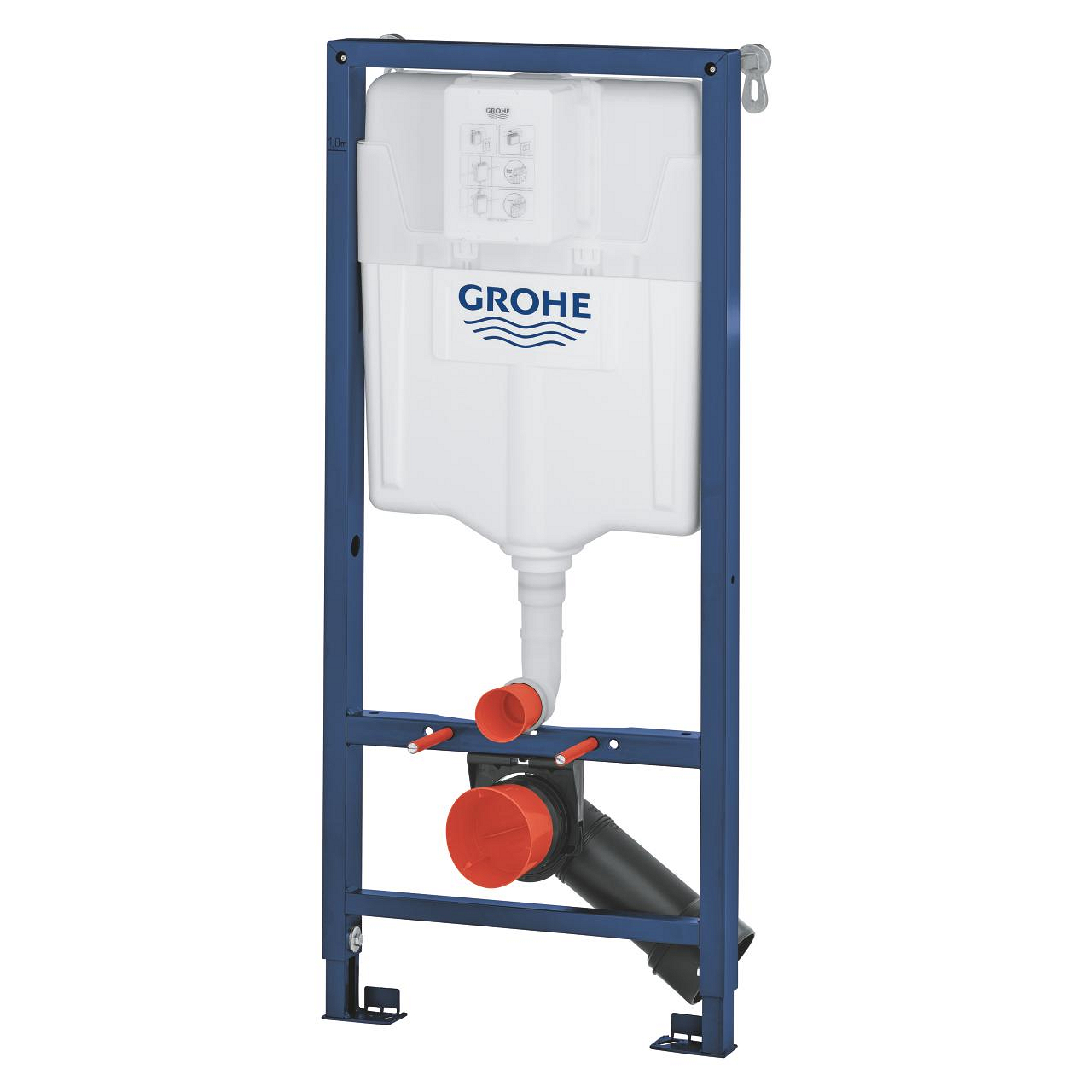 Grohe Rapid SL ugradni vodokotlić sa setom za kačenje i  sa gornjom prečkom visine 1,13m 38536001