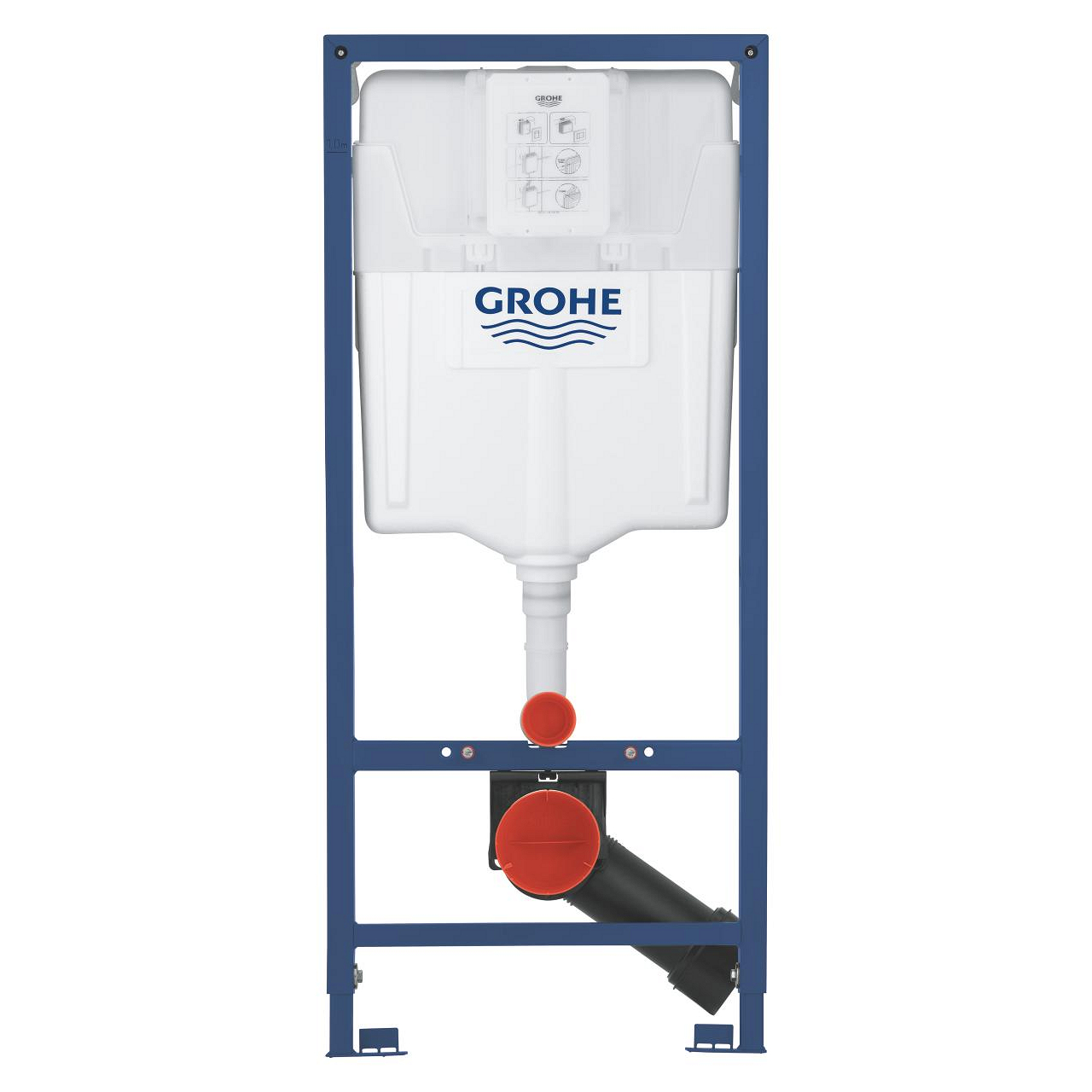 Grohe Rapid SL ugradni vodokotlić sa setom za kačenje i  sa gornjom prečkom visine 1,13m 38536001