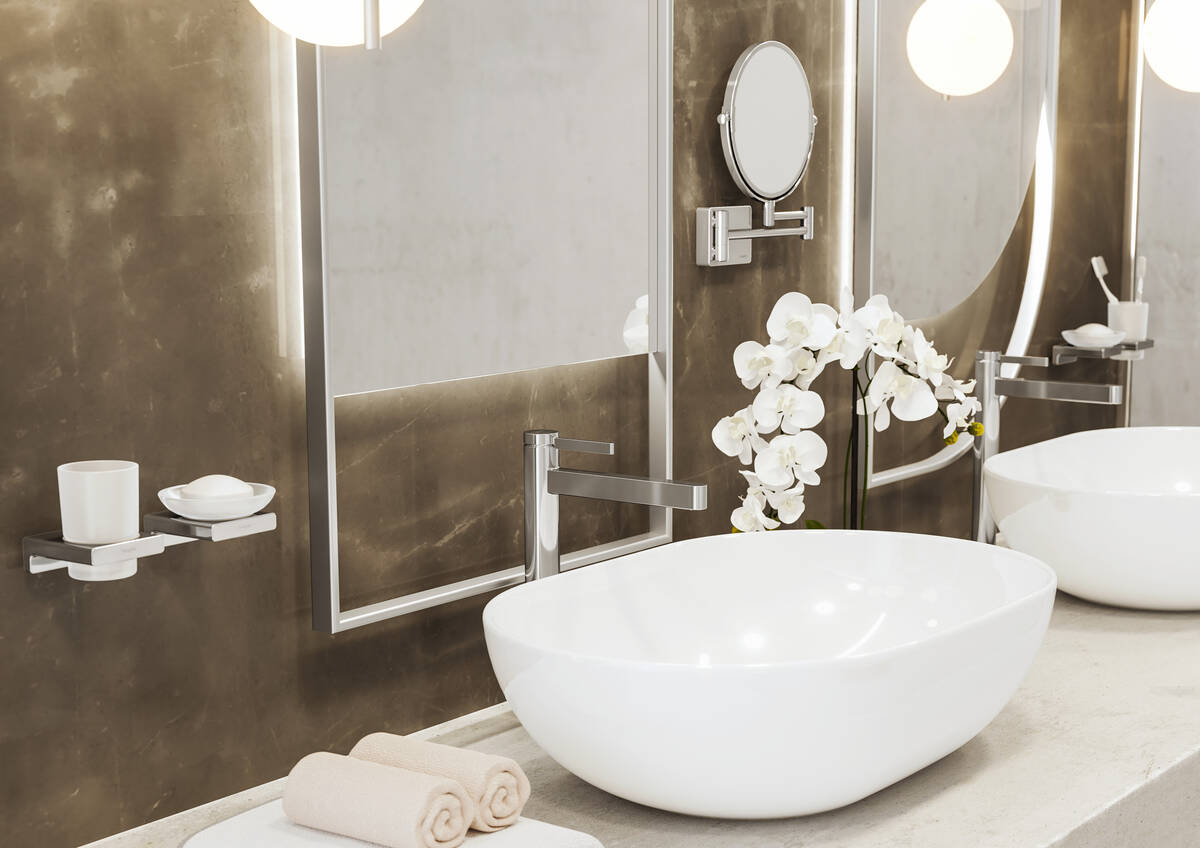 Hansgrohe Finoris 260 Chrome baterija (slavina) za umivaonik sa odlivnim ventilom sifona push-open 76070000