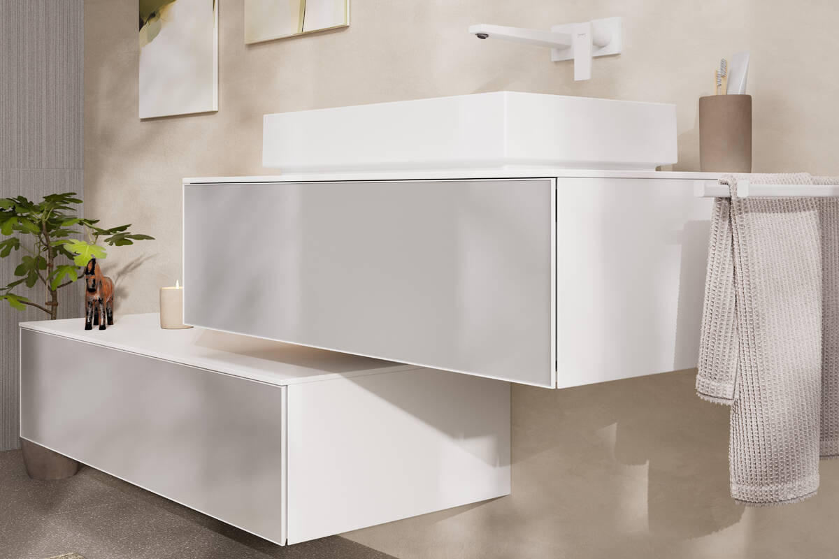 Hansgrohe Metropol 225 Matt White uzidna baterija (slavina) za umivaonik sa odlivnim ventilom sifona nezatvorivim 32526700