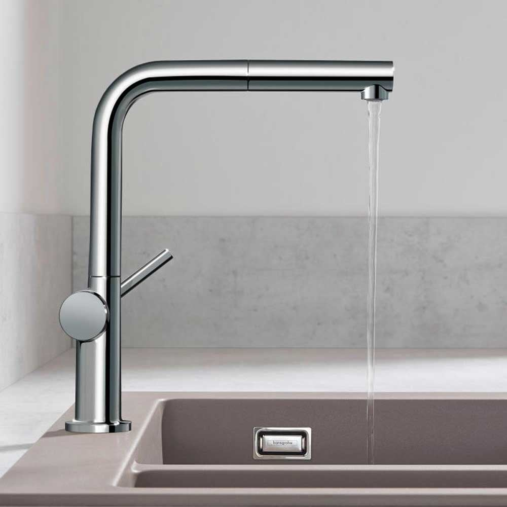 Hansgrohe Talis M54 270 Brushed Black Chrome baterija (slavina) za sudoperu 72840340