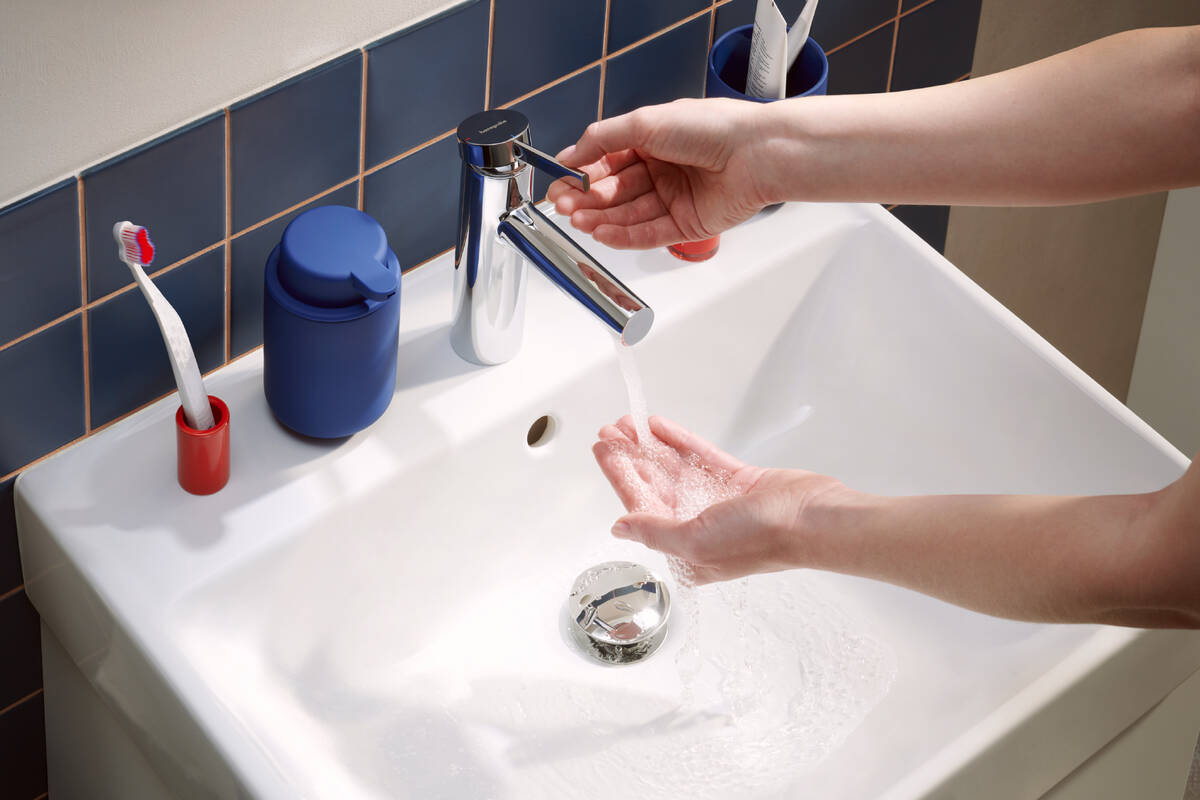 Hansgrohe Zesis S CoolStart 100 Chrome baterija (slavina) za umivaonik sa odlivnim ventilom sifona push-open 74724000