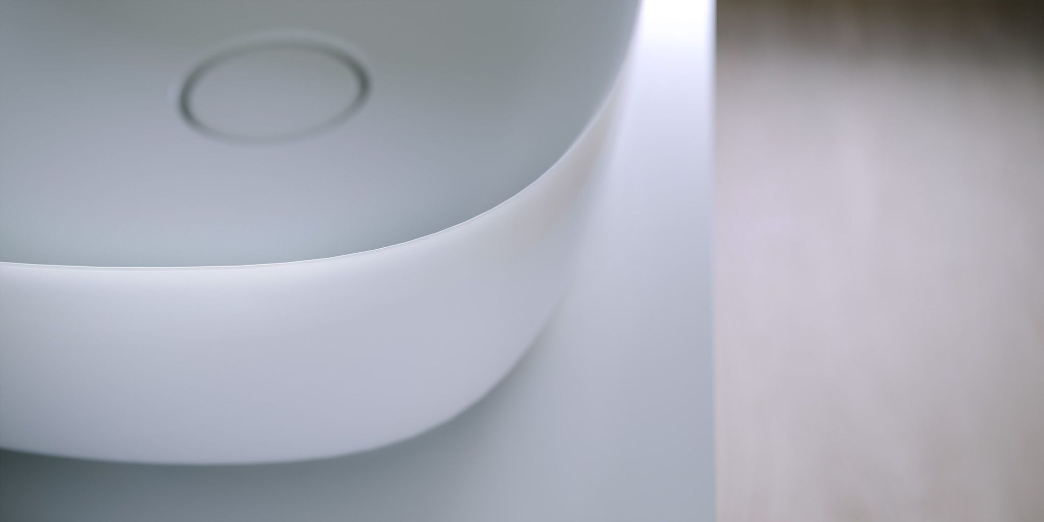 Kolpa San Alexis 60 Dark Concrete ormar konzolni za nadgradni umivaonik 60x50x34,2 sa 2 fioke, Kerrock White pločom i sifonom 547170