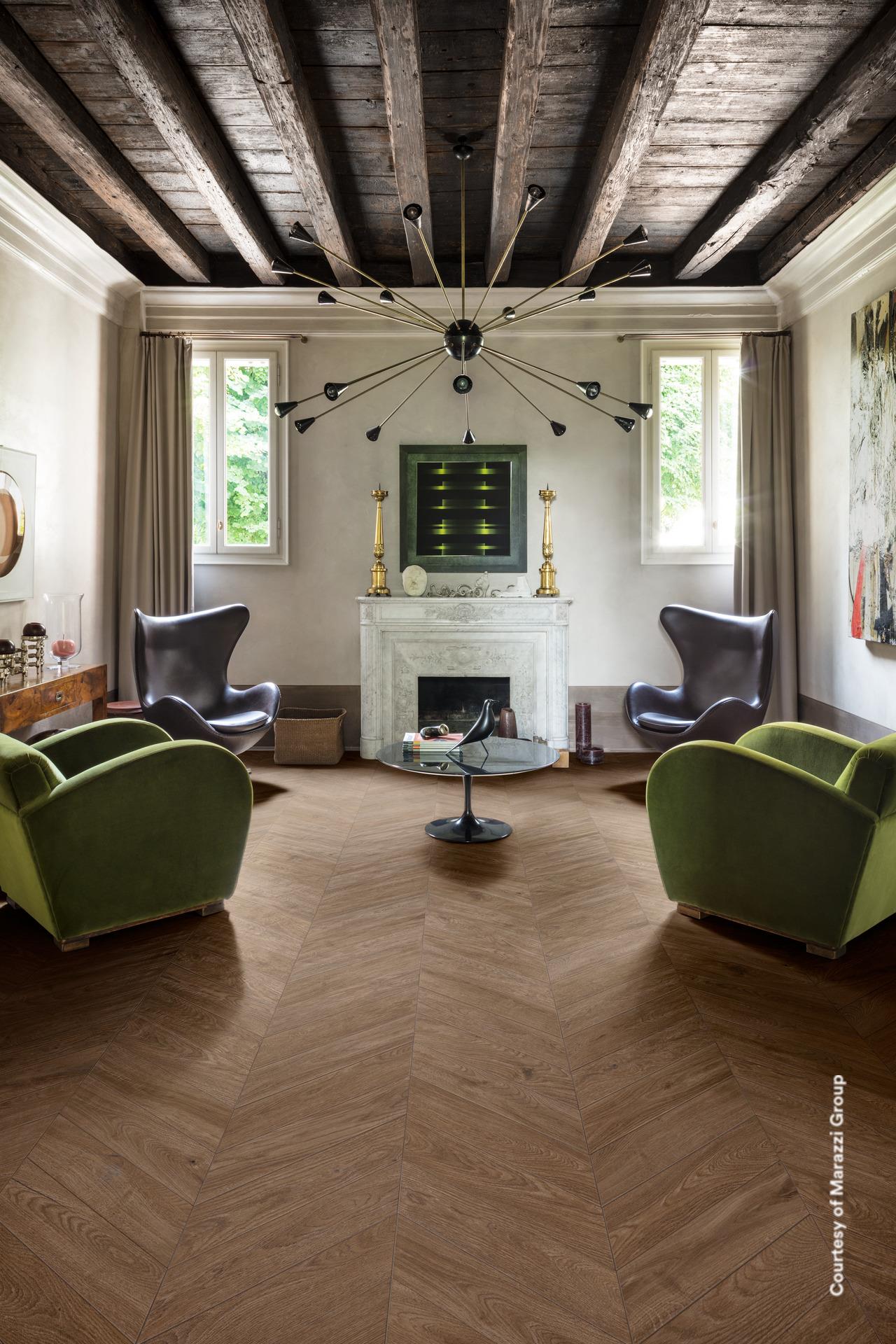 Marazzi Vero Castagno Chevron MA8Y 11x54 9mm Naturale/Matt pločica podno-zidna paralelogram ∠60m<sup>o</sup> 0.940 42.440