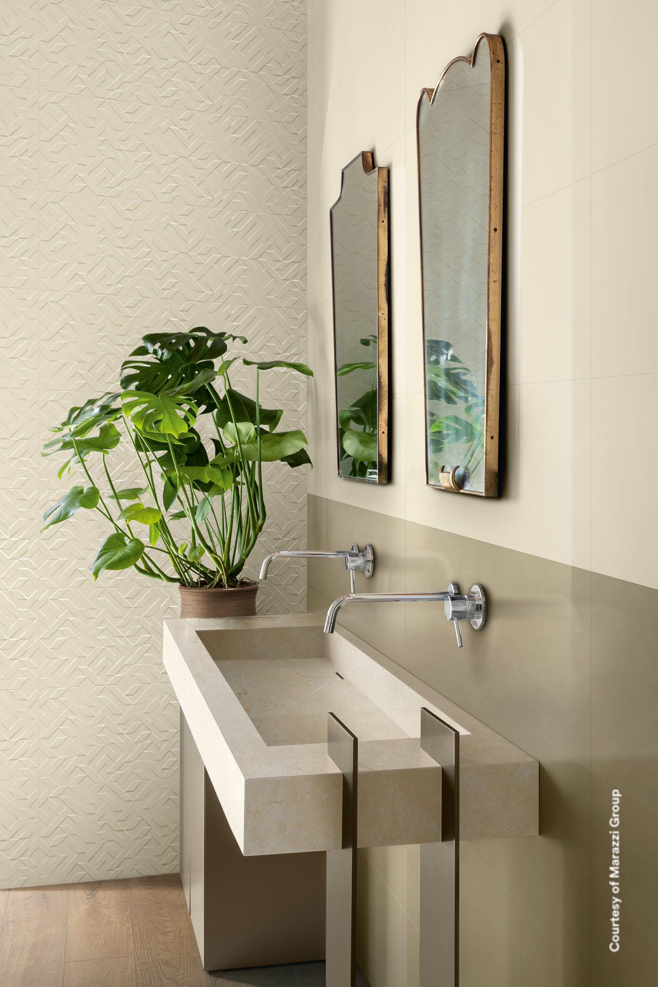 Marazzi Vero Natural Chevron MA8W 11x54 9mm Naturale/Matt pločica podno-zidna paralelogram ∠60<sup>o</sup> 0.940 42.440