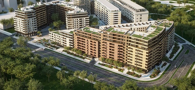 Dnevne sobe stanova kompleksa K-District na Dorćolu